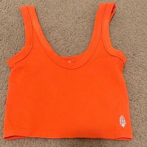 FP Movement by Free People Orange Crop Top